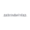 Thumbnail Image 3 of Marquise & Round-Cut Diamond Stackable Anniversary Ring 1/2 ct tw 10K White Gold