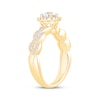 Thumbnail Image 2 of Round-Cut Diamond Halo Engagement Ring 3/4 ct tw 18K Yellow Gold