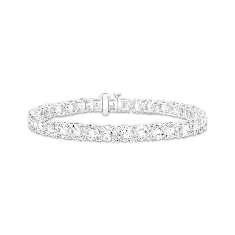 Lab-Created Diamonds by KAY Tennis Bracelet 12 ct tw 10K White Gold 7.25"