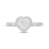 Thumbnail Image 3 of Neil Lane Artistry Heart-Shaped Lab-Grown Diamond Halo Engagement Ring 1-3/4 ct tw 14K White Gold