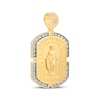 Thumbnail Image 2 of Men's Diamond Virgin Mary Medallion Charm 1/8 ct tw 10K Yellow Gold