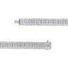 Thumbnail Image 3 of Princess & Round-Cut Diamond Three-Row Link Bracelet 10 ct tw 14K White Gold 7&quot;