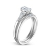 Thumbnail Image 2 of Oval-Cut Diamond Bridal Set 7/8 ct tw 14K White Gold