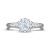 Thumbnail Image 3 of Oval-Cut Diamond Bridal Set 7/8 ct tw 14K White Gold