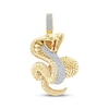 Thumbnail Image 1 of Men's Diamond Cobra Necklace Charm 3/8 ct tw 10K Yellow Gold