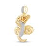 Thumbnail Image 2 of Men's Diamond Cobra Necklace Charm 3/8 ct tw 10K Yellow Gold