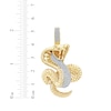 Thumbnail Image 5 of Men's Diamond Cobra Necklace Charm 3/8 ct tw 10K Yellow Gold