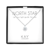 Thumbnail Image 1 of North Star Necklace with Diamond Accents Sterling Silver 18&quot;