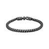 Thumbnail Image 1 of Men's Antique-Finish Foxtail Chain Bracelet 5mm Black Ion-Plated Stainless Steel 8.5&quot;