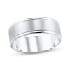 Thumbnail Image 1 of Wedding Band 10K White Gold 8mm Size 10