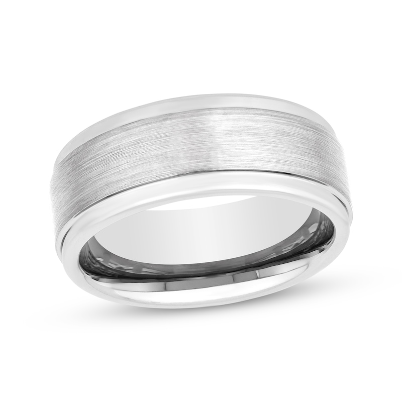 Main Image 1 of 9mm Wedding Band Tungsten Carbide Size 10