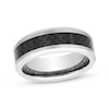 Thumbnail Image 0 of 8mm Wedding Band Tungsten Carbide Carbon Fiber Size 10