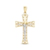 Thumbnail Image 1 of Men's Crucifix Charm 14K Two-Tone Gold