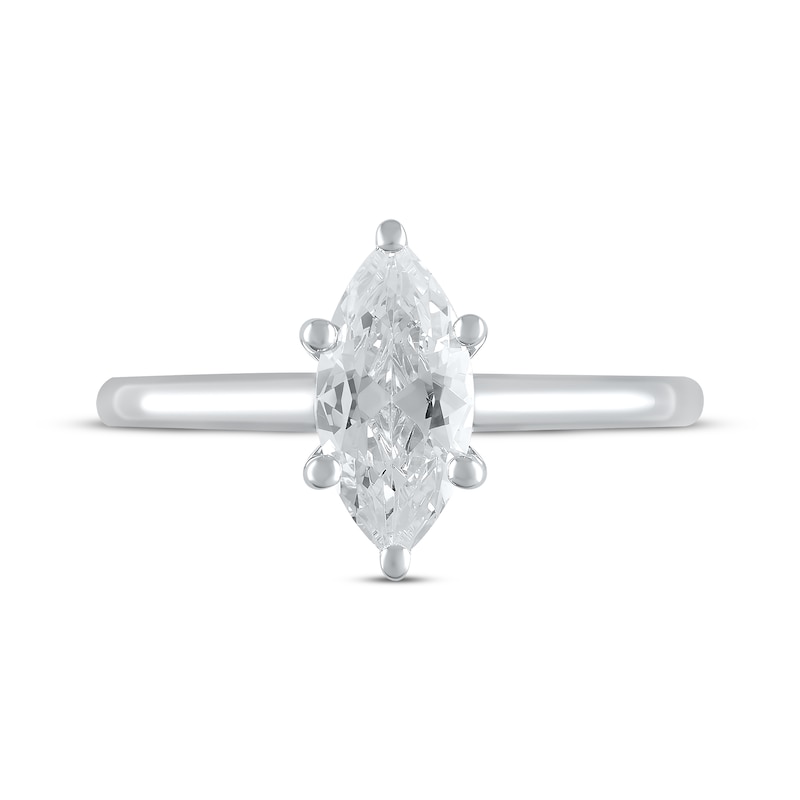Lab-Created Diamonds by Kay Pear-Shaped Engagement Ring 1-1/5 ct tw 14K White Gold