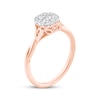 Thumbnail Image 2 of Diamond Cushion Frame Ring 1/4 ct tw 10K Two-Tone Gold