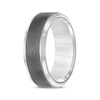 Thumbnail Image 2 of Crystalline Finish Wedding Band Gunmetal Gray Tungsten Carbide 8mm