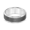 Thumbnail Image 3 of Crystalline Finish Wedding Band Gunmetal Gray Tungsten Carbide 8mm