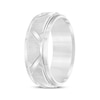 Thumbnail Image 2 of Grooved Wedding Band White Tungsten Carbide 8mm