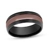Thumbnail Image 0 of Wedding Band Black & Brown Ion-Plated Stainless Steel 8mm