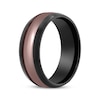 Thumbnail Image 1 of Wedding Band Black & Brown Ion-Plated Stainless Steel 8mm