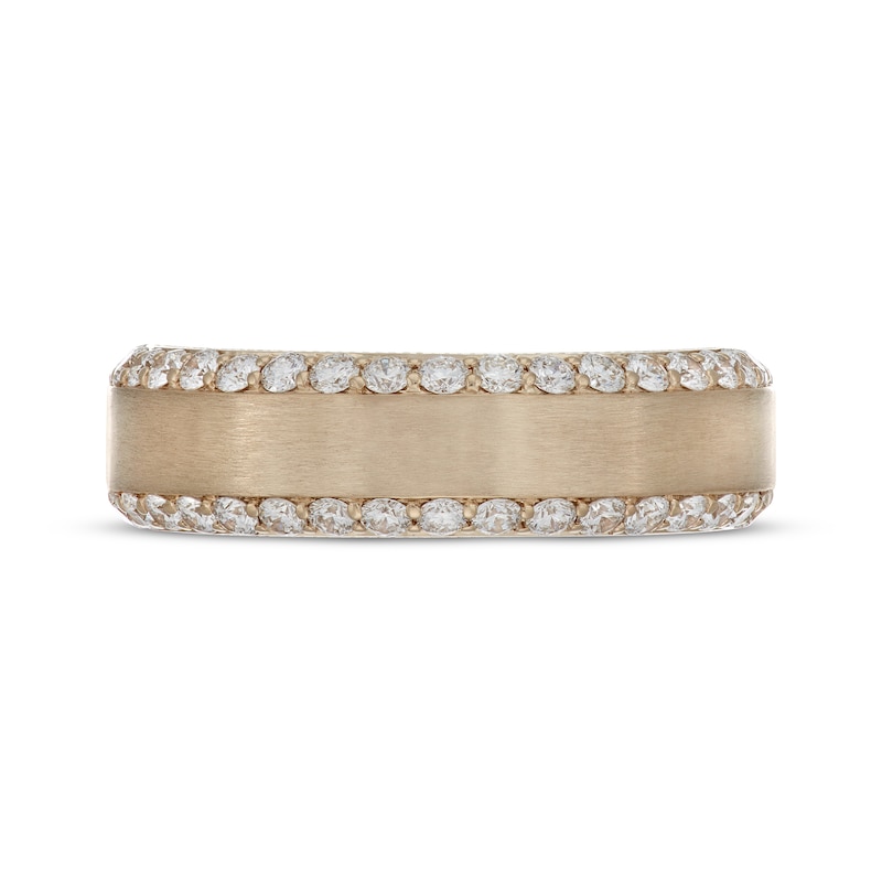 Main Image 3 of Men's Neil Lane Artistry Lab-Grown Diamond Wedding Band 1 ct tw 14K Yellow Gold