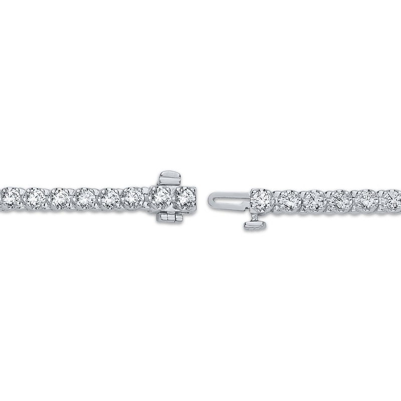 Men's Lab-Grown Diamonds by KAY Tennis Bracelet 5 ct tw 10K White Gold 8.5"