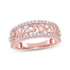 Thumbnail Image 1 of Diamond Baroque-Style Scroll Ring 1/2 ct tw 14K Rose Gold