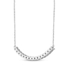 Thumbnail Image 3 of Lab-Grown Diamonds by KAY Smile Necklace 1 ct tw 14K White Gold 18&quot;