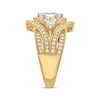 Thumbnail Image 2 of Adore Marquise-Cut & Round-Cut Diamond Engagement Ring 1 ct tw 14K Yellow Gold