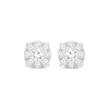 Thumbnail Image 1 of Multi-Diamond Stud Earrings 1 ct tw 14K White Gold