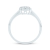 Thumbnail Image 2 of Multi-Diamond Halo Engagement Ring 1/5 ct tw 14K White Gold