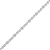 Thumbnail Image 2 of White Lab-Created Sapphire Infinity Link Bracelet Sterling Silver 7.25&quot;