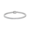 Thumbnail Image 1 of Diamond Chevron Trios Link Bracelet 3-1/2 ct tw 10K White Gold 7&quot;