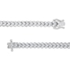 Thumbnail Image 3 of Diamond Chevron Trios Link Bracelet 3-1/2 ct tw 10K White Gold 7&quot;