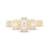 Thumbnail Image 4 of Memories, Moments, Magic Oval-Cut Diamond Three-Stone Engagement Ring 1 ct tw 14K Yellow Gold