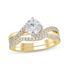 Thumbnail Image 1 of Round-Cut Diamond Bridal Set 1-3/8 ct tw 18K Yellow Gold