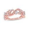 Thumbnail Image 1 of Diamond Vintage-Style Scroll Ring 1/2 ct tw 14K Rose Gold