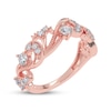 Thumbnail Image 2 of Diamond Vintage-Style Scroll Ring 1/2 ct tw 14K Rose Gold