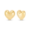 Thumbnail Image 1 of Polished Puff Heart Stud Earrings 14K Yellow Gold