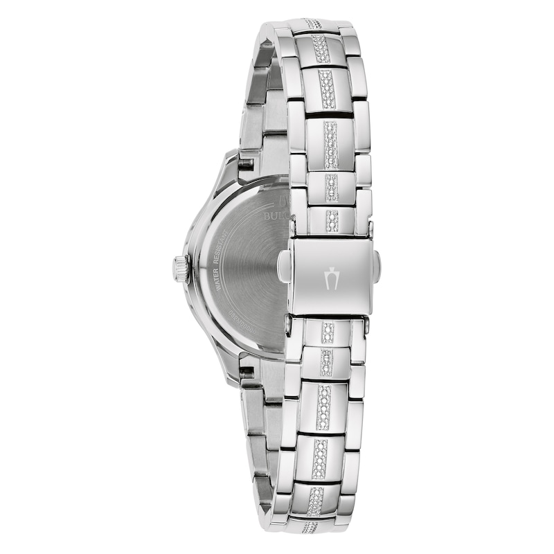 Main Image 3 of Bulova Phantom Mother-of-Pearl/Crystal Women's Watch 96L291