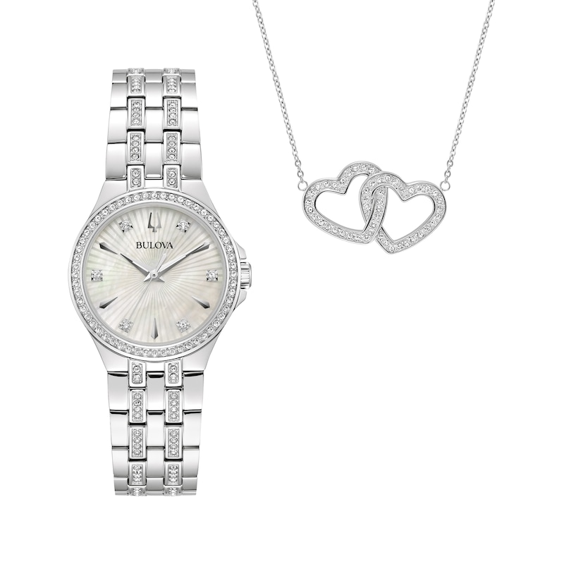 Main Image 2 of Bulova Crystal Women's Watch Gift Set 96X161