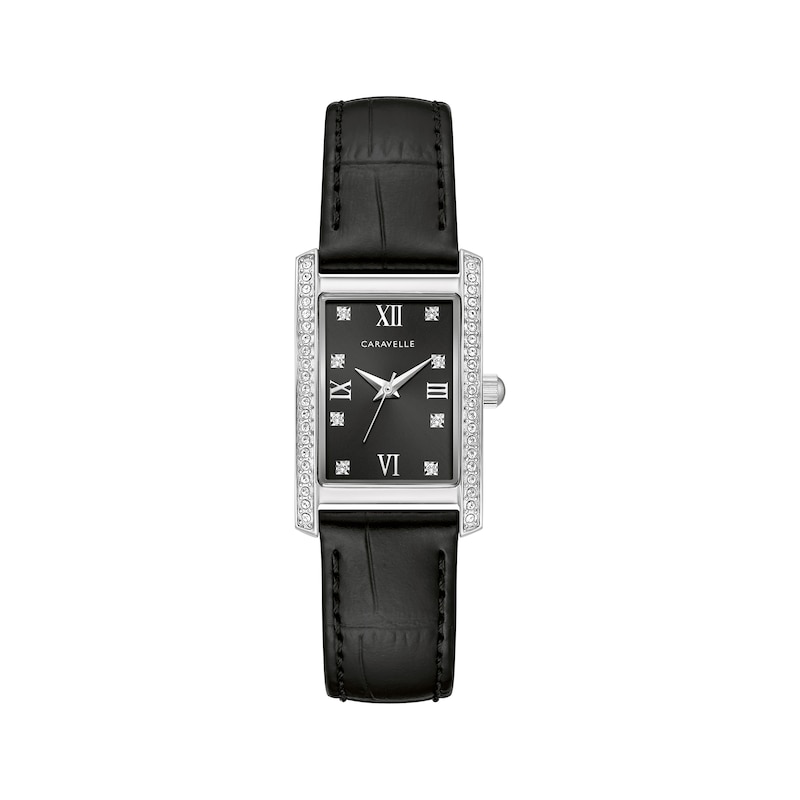 Main Image 1 of Caravelle Dress Crystal Women's Watch 43L222