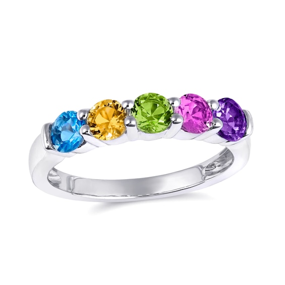 Mother's Family Birthstone Ring (2-5 Stones)