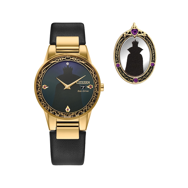 Main Image 2 of Citizen Disney Villain Evil Queen Shadow Women's Watch Boxed Set GA1082-46W