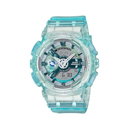 Casio G Shock Ice Blue Analog Digital Women's Watch GMAS110VW-2A