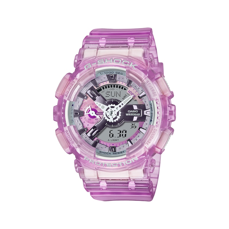 Main Image 1 of Casio G Shock Lavender Analog Digital Women's Watch GMAS110VW-4A