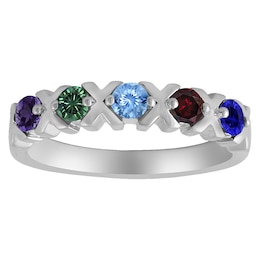 Birthstone Family & Mother's Ring (5 Stones)