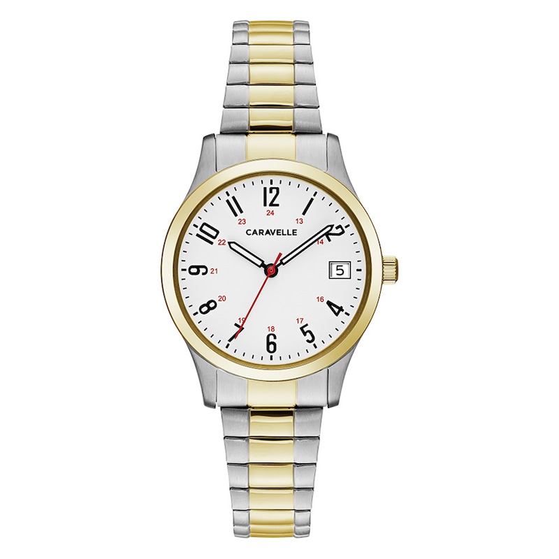 Main Image 1 of Caravelle by Bulova Traditional Women's Two-Tone Stainless Steel Watch 45M111