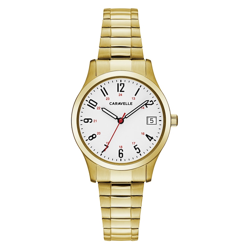 Main Image 1 of Caravelle by Bulova Traditional Women's Gold-Tone Stainless Steel Watch 44M113