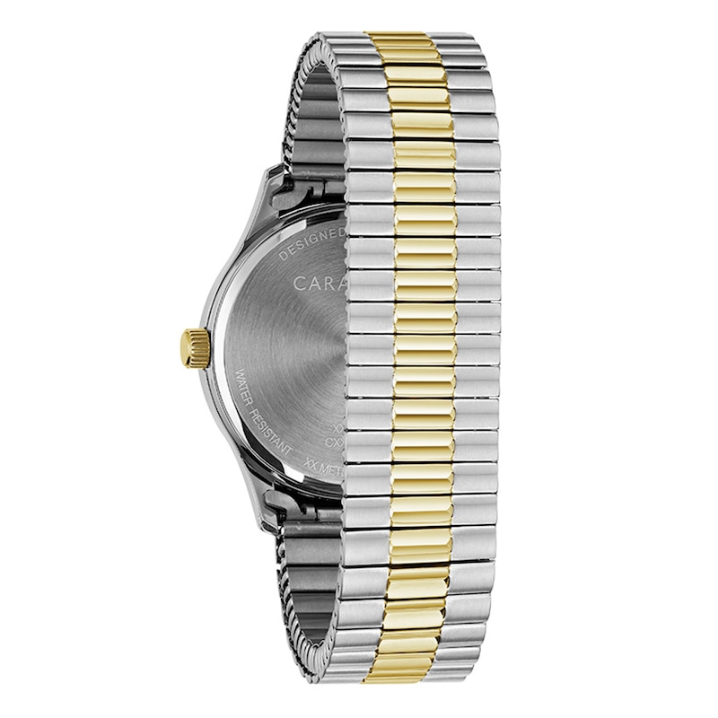 Main Image 3 of Caravelle by Bulova Traditional Men's Two-Tone Stainless Steel Watch 45B147